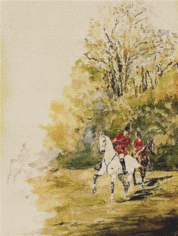 Hunting - X Squared Cross Stitch