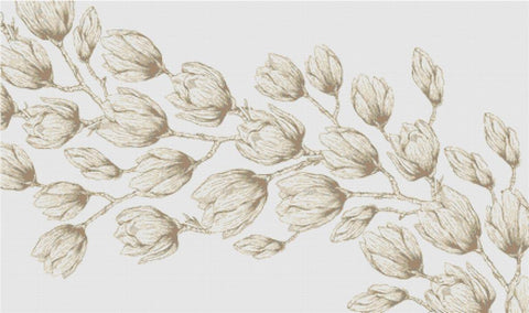 Branch Of Beautiful Flowers - X Squared Cross Stitch