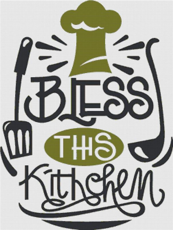 Bless This Kitchen - X Squared Cross Stitch