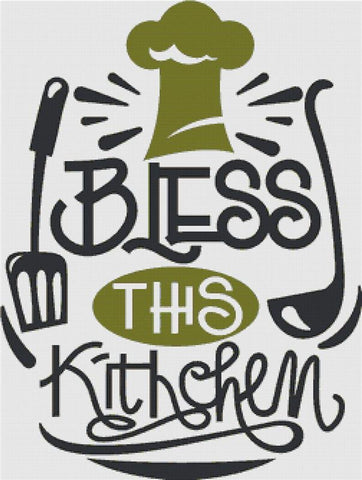 Bless This Kitchen - X Squared Cross Stitch