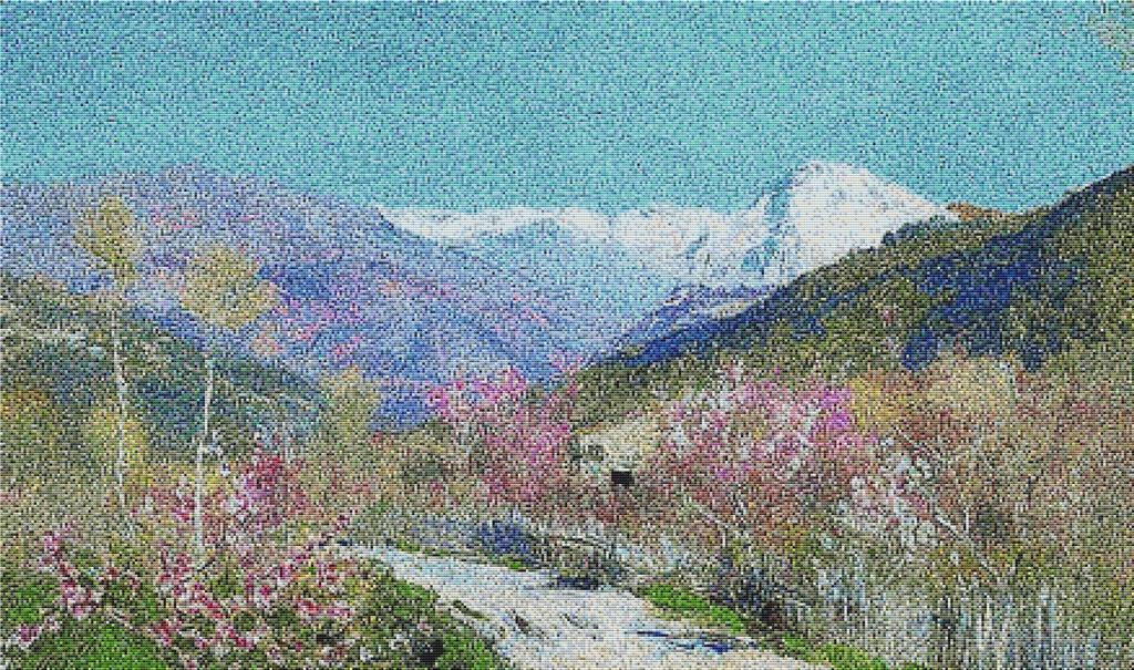 Spring In Italy - X Squared Cross Stitch