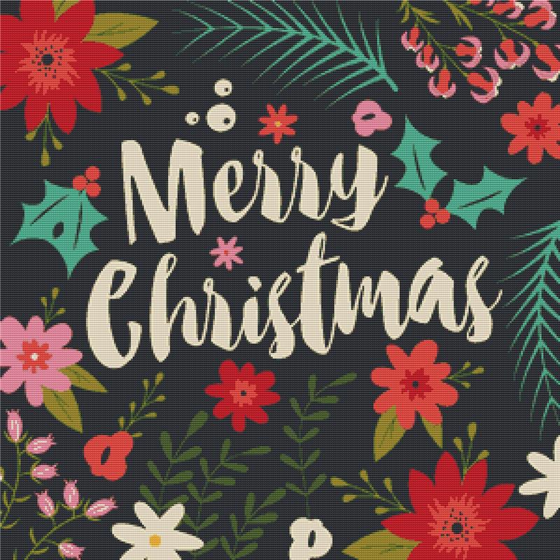 Merry Christmas VII - X Squared Cross Stitch
