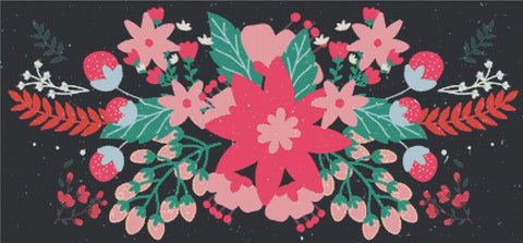 Beautiful Blooms - X Squared Cross Stitch