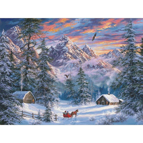Mountain Christmas - Charting Creations