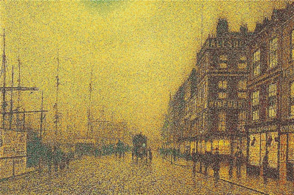 Liverpool Quay By Moonlight - X Squared Cross Stitch