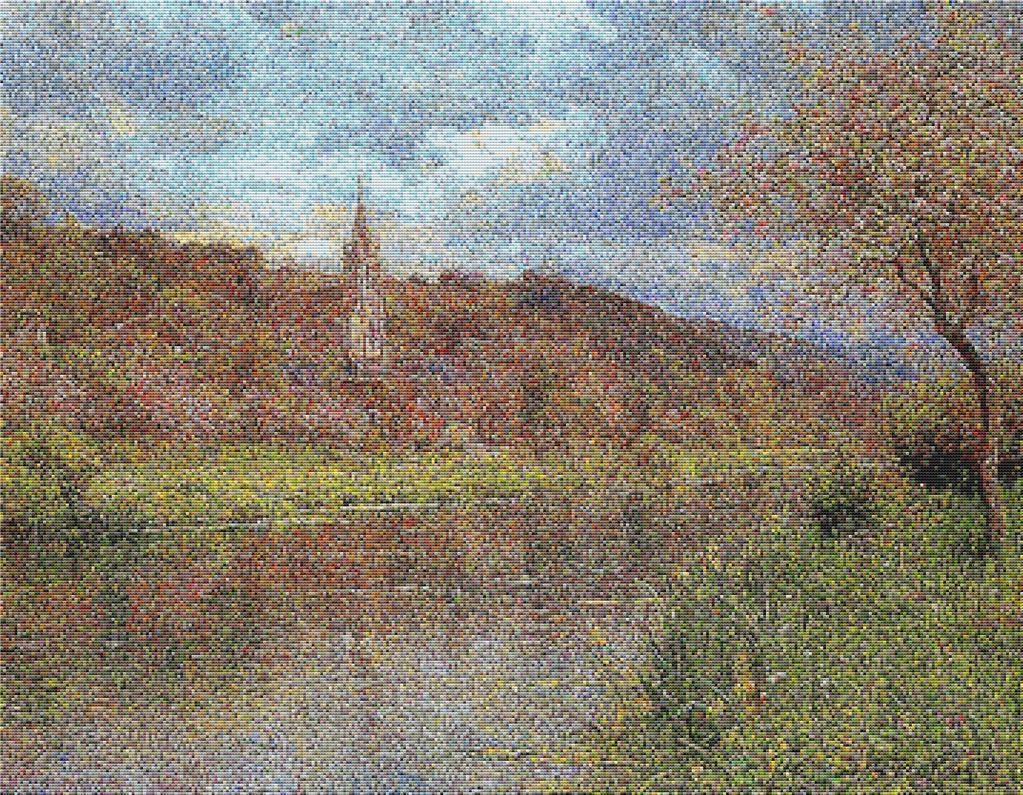 Along The Seine - X Squared Cross Stitch