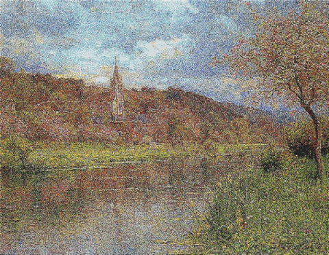 Along The Seine - X Squared Cross Stitch