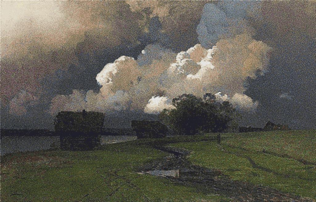 In The Vicinity Of The Savvino-Storozhevsky Monastery - X Squared Cross Stitch