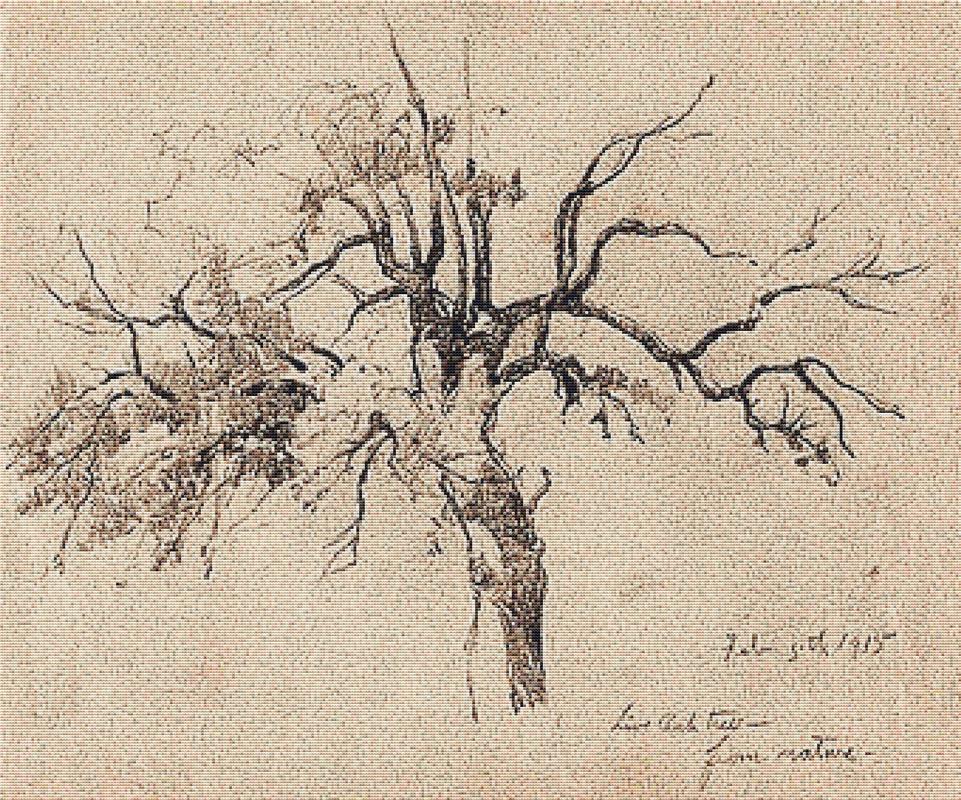 Live Oak Trees - X Squared Cross Stitch