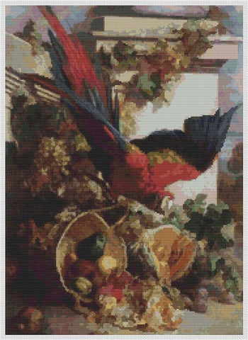 Still Life With Parrot - Art of Stitch, The