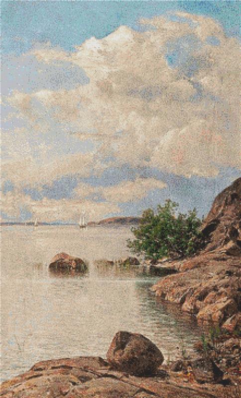 Summer Day In The Archipelago - X Squared Cross Stitch