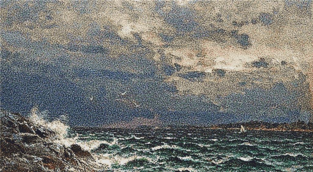Stormy Sea - X Squared Cross Stitch