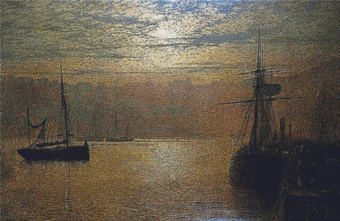 Lights In The Harbour - X Squared Cross Stitch