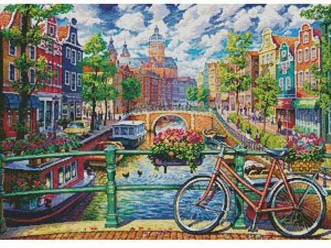 Amsterdam Canal - Artecy Cross Stitch