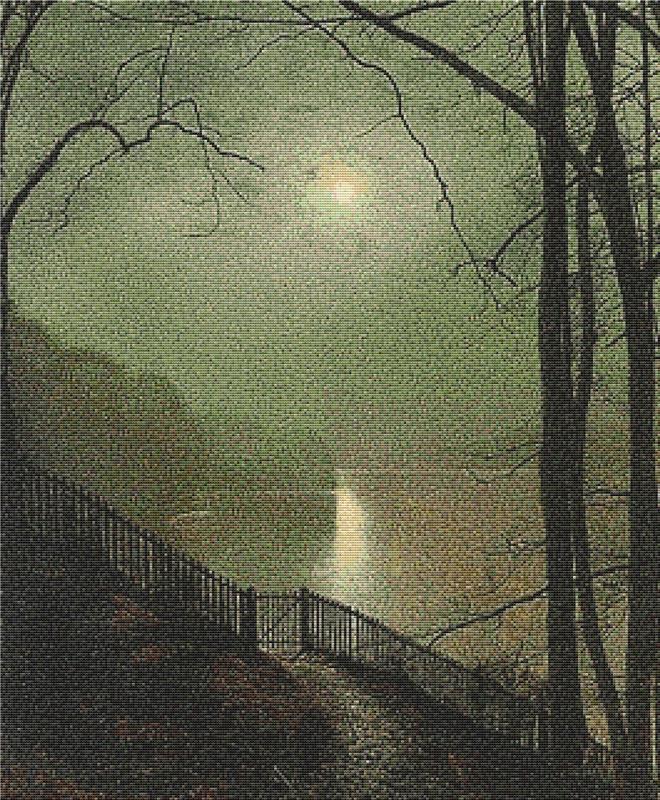 Moonlight On The Lake - X Squared Cross Stitch