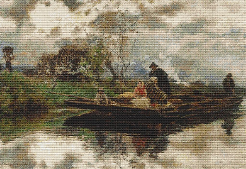 Fog In Italy - X Squared Cross Stitch