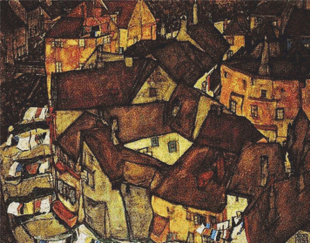 Krumau Town Crescent I - X Squared Cross Stitch