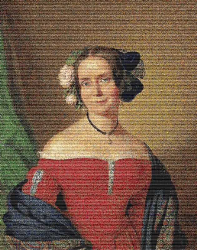 Portrait Of A Lady - X Squared Cross Stitch