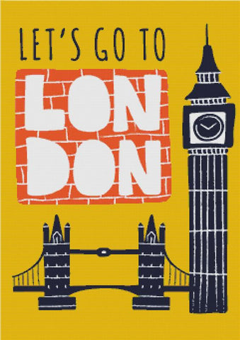 London - X Squared Cross Stitch