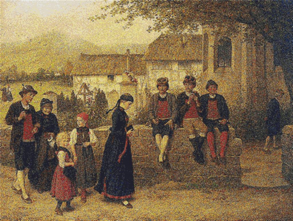 Der Kirchgang - X Squared Cross Stitch