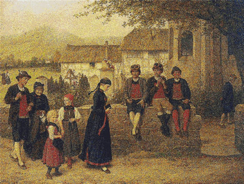 Der Kirchgang - X Squared Cross Stitch