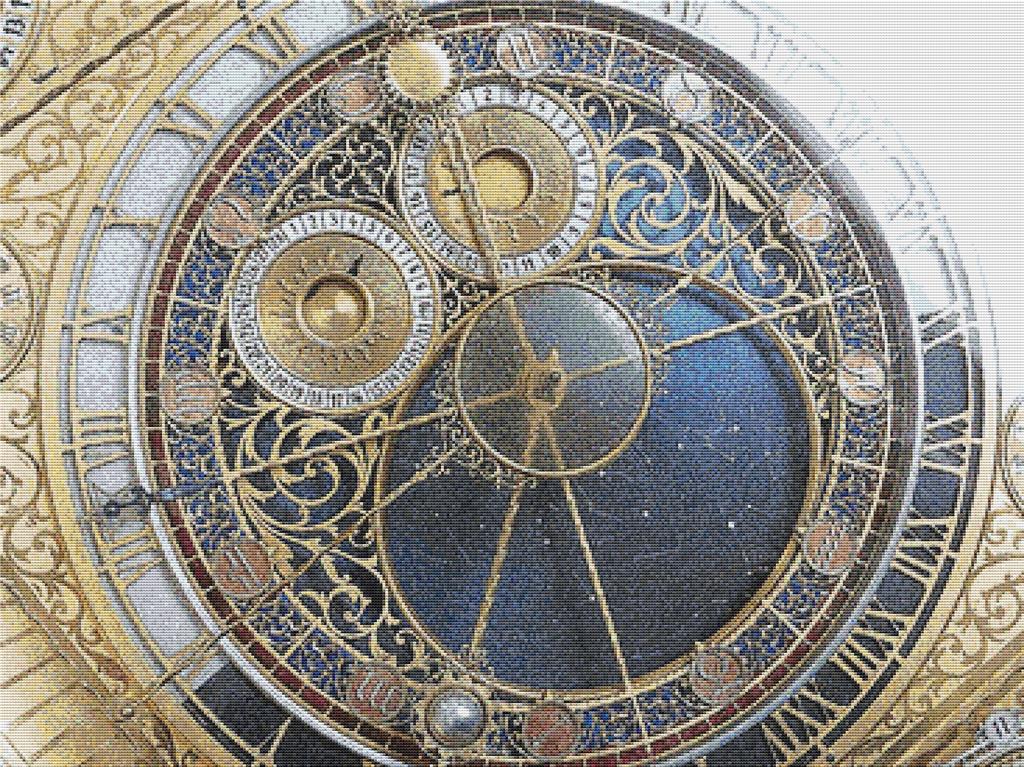 Astronomical Clock - X Squared Cross Stitch