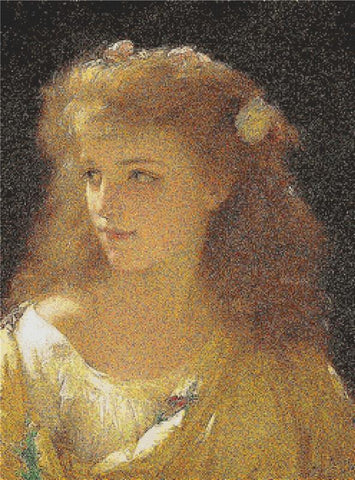 Portrait Of A Young Woman - X Squared Cross Stitch