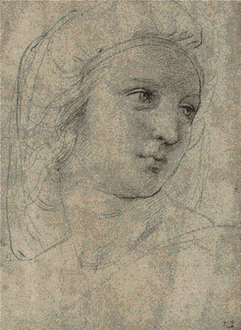 Head Of A Muse - X Squared Cross Stitch