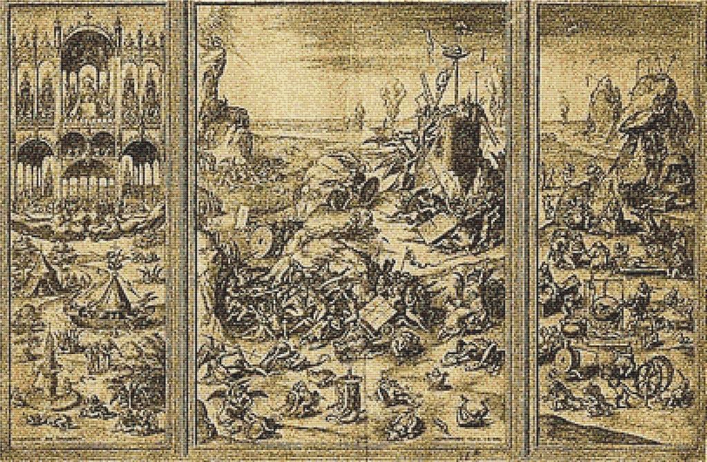 The Last Judgement Triptych - X Squared Cross Stitch