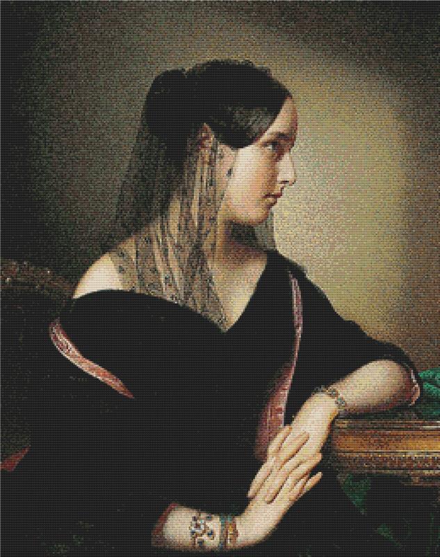 Portrait Of A Young Lady - X Squared Cross Stitch