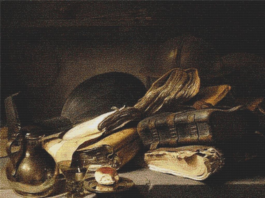 Still Life With Books - X Squared Cross Stitch