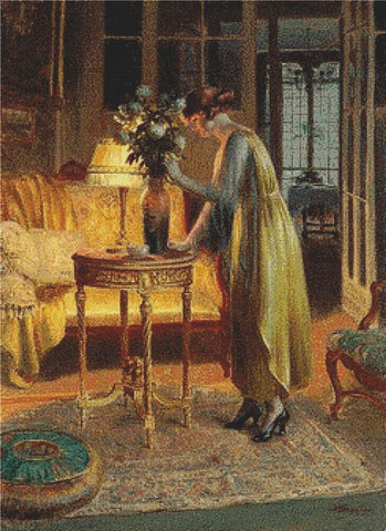 Arranging Flowers - X Squared Cross Stitch