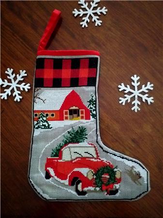 Country Christmas Stockings - Twin Peak Primitives