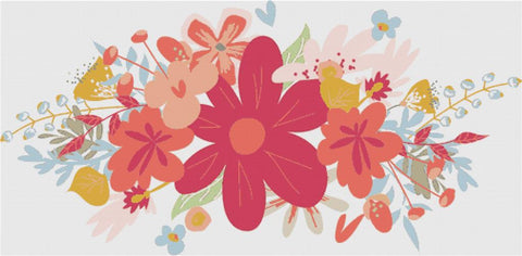 Spring Garden Bouquet - X Squared Cross Stitch