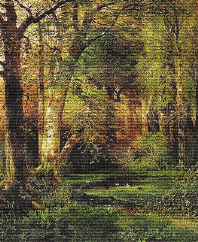 Forest Scene - X Squared Cross Stitch