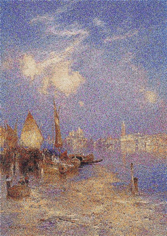 A View Of Venice - X Squared Cross Stitch
