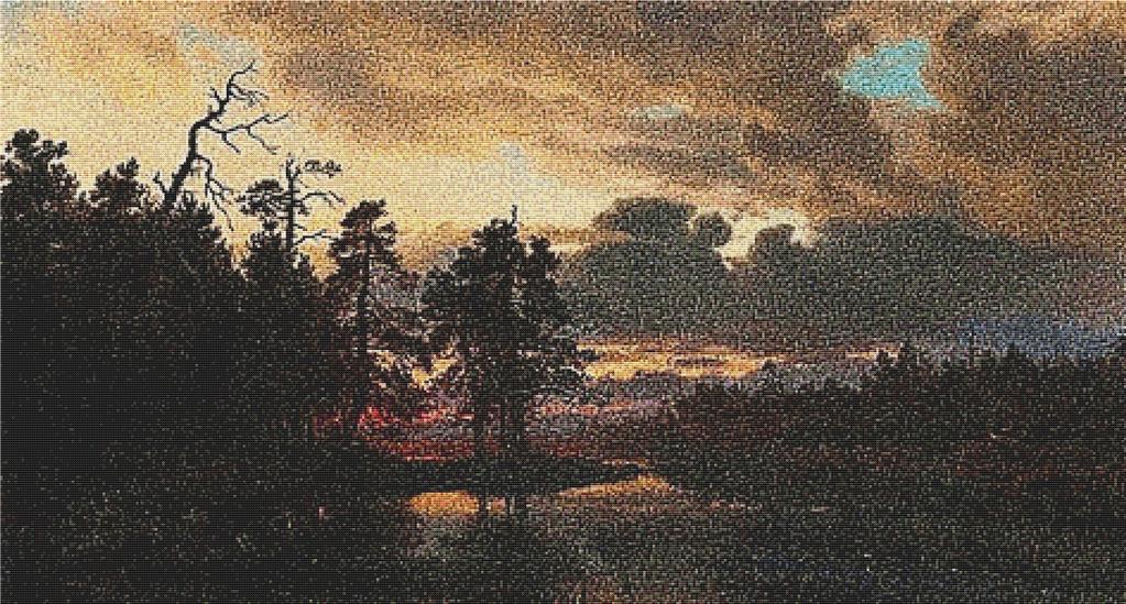 Sunset - X Squared Cross Stitch