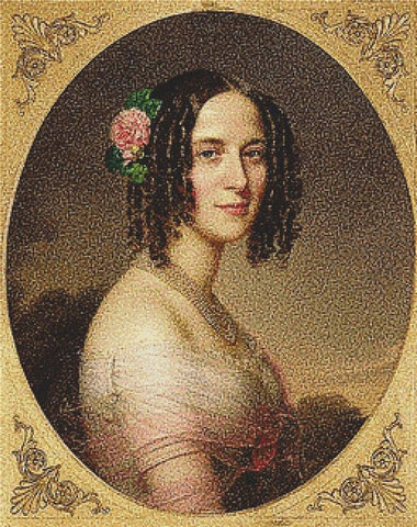 Portrait Of A Young Lady - X Squared Cross Stitch
