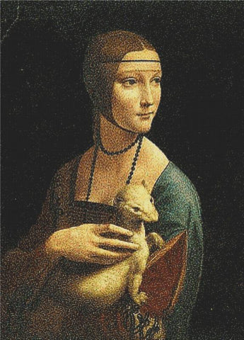 The Lady With An Ermine - X Squared Cross Stitch