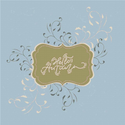 Hello Autumn I - X Squared Cross Stitch