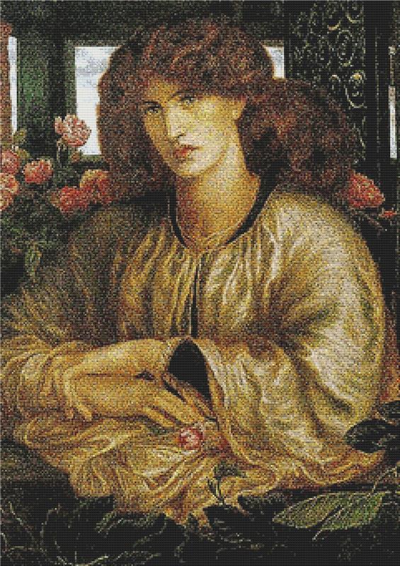 The Lady Of The Window - X Squared Cross Stitch