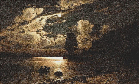 Moonlight In Bärosund - X Squared Cross Stitch