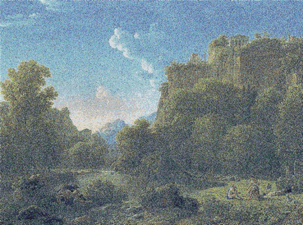 Paysage Historique - X Squared Cross Stitch