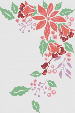 Botanical Blossoms - X Squared Cross Stitch