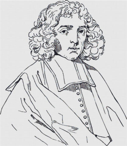 Baruch Spinoza - X Squared Cross Stitch