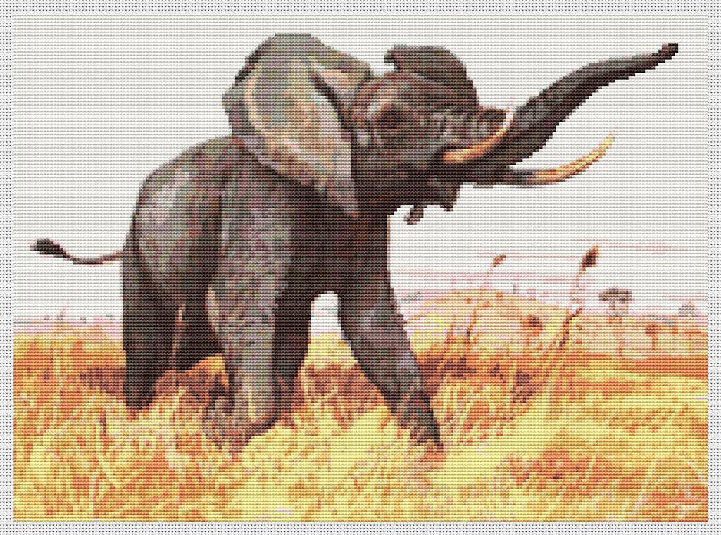 African Elephant - Art of Stitch, The