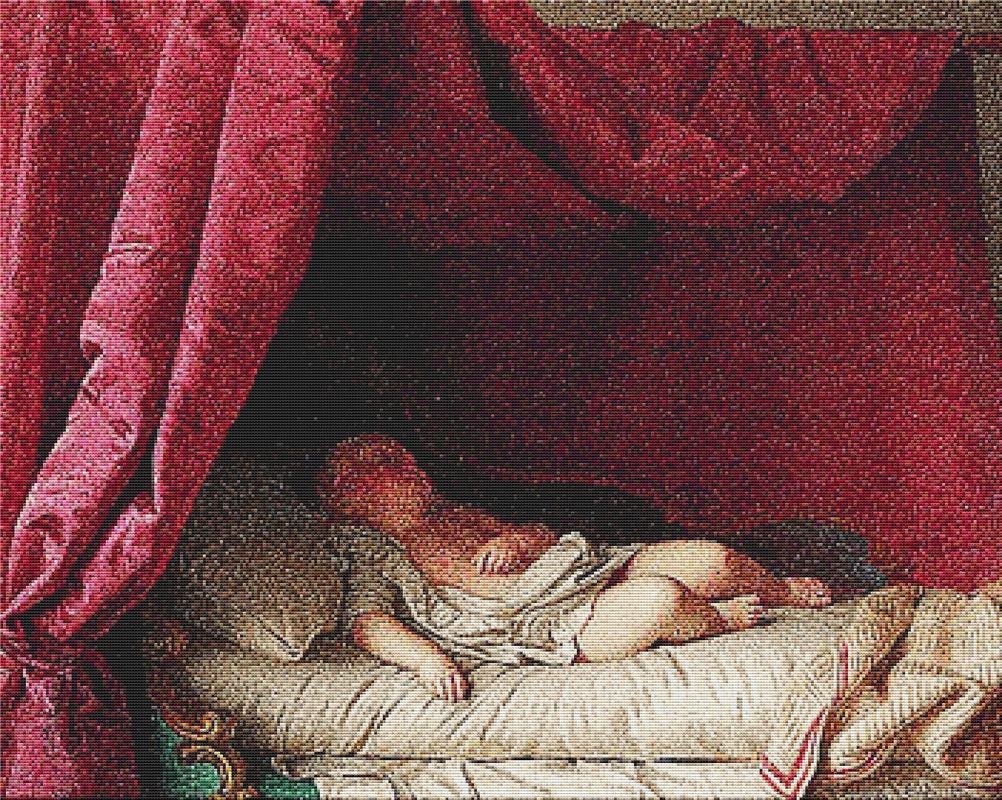 Sleeping Child - X Squared Cross Stitch