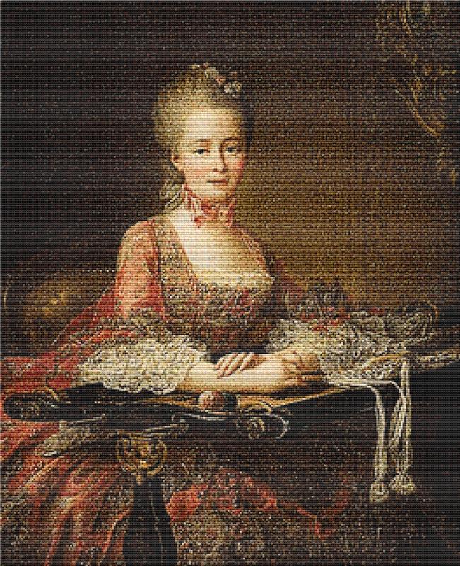 Marquise de Caumont la Force - X Squared Cross Stitch