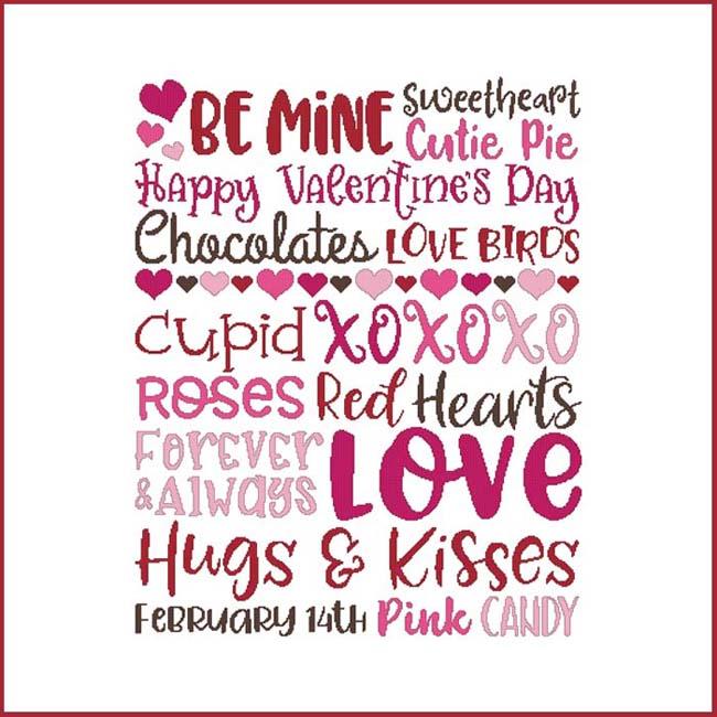 Subway Art: Valentine - Cross Stitch Wonders