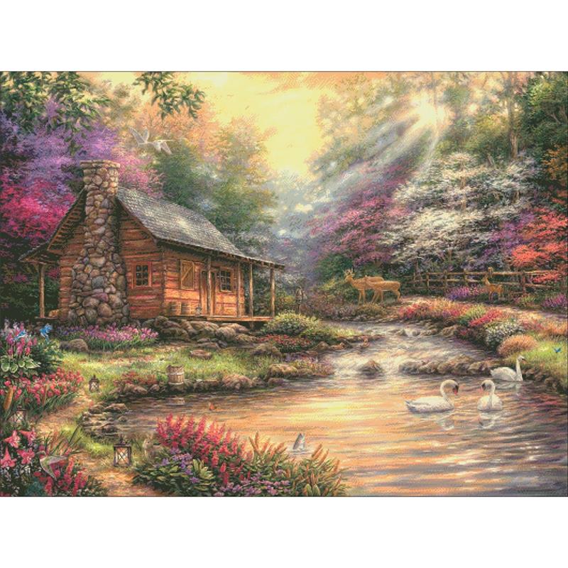 Brookside Retreat - Charting Creations